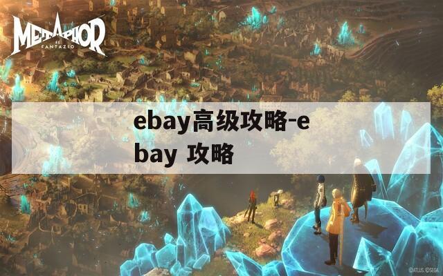 ebay高级攻略-ebay 攻略