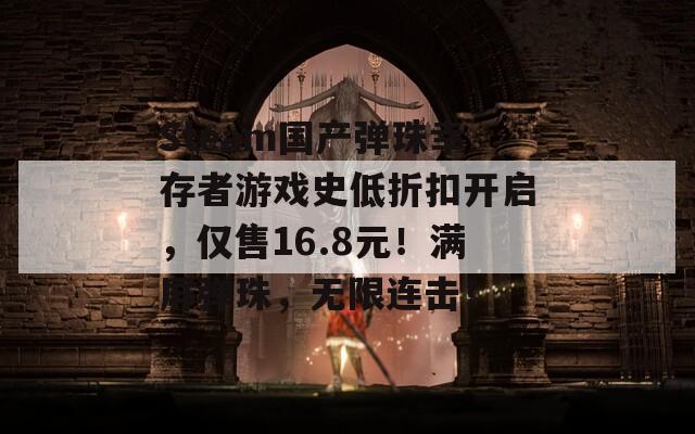 Steam国产弹珠幸存者游戏史低折扣开启，仅售16.8元！满屏弹珠，无限连击！