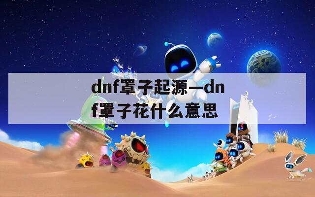 dnf罩子起源—dnf罩子花什么意思