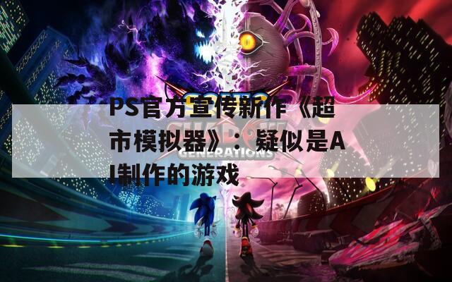 PS官方宣传新作《超市模拟器》：疑似是AI制作的游戏