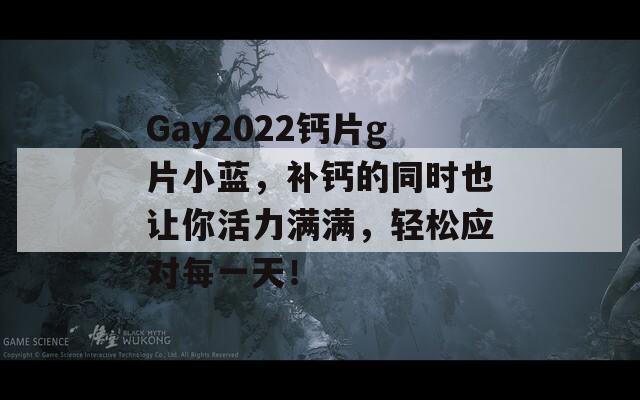 Gay2022钙片g片小蓝，补钙的同时也让你活力满满，轻松应对每一天！