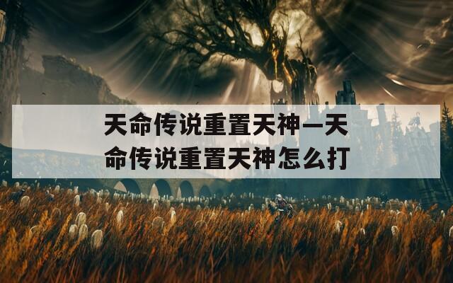 天命传说重置天神—天命传说重置天神怎么打