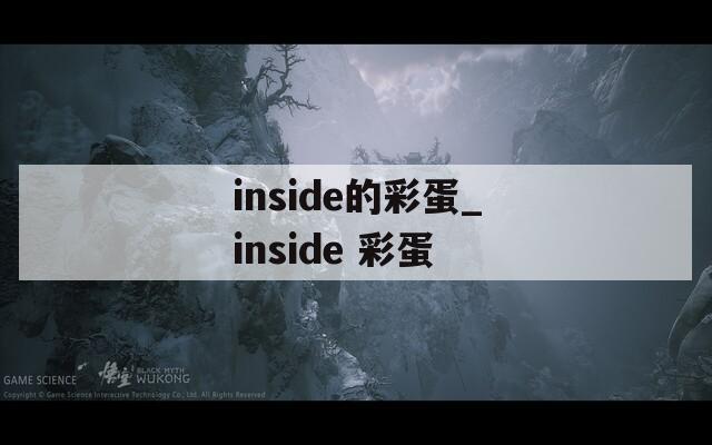 inside的彩蛋_inside 彩蛋