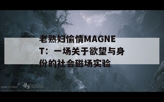 老熟妇愉情MAGNET：一场关于欲望与身份的社会磁场实验