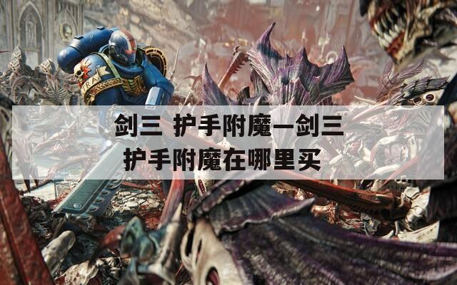 剑三 护手附魔—剑三 护手附魔在哪里买